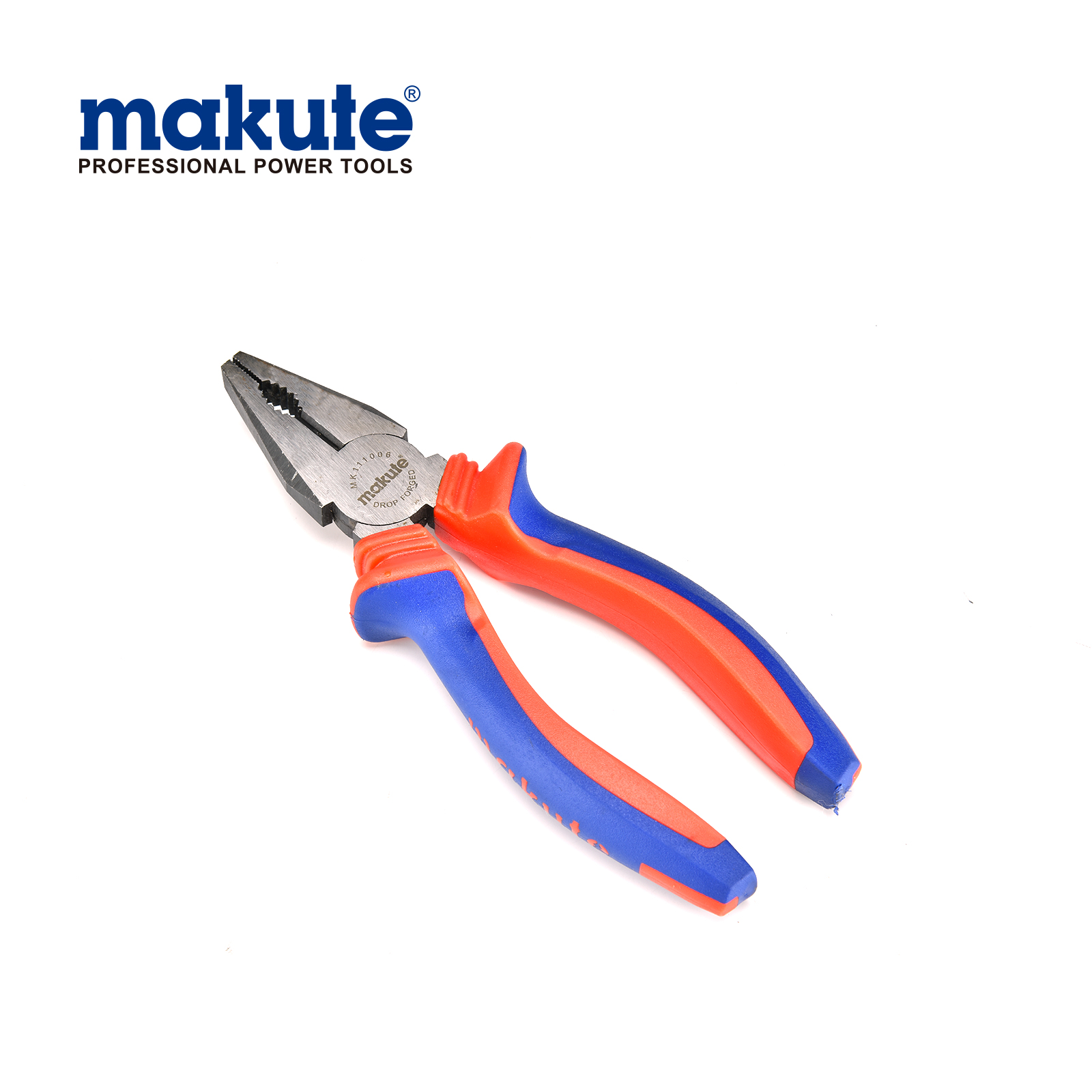 Combination pliers 7"/180mm with TPR handle cutting pliers function and
